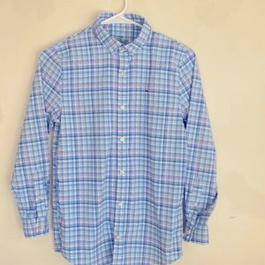 Vineyard Vines Youth Performance Button Down Size Med (12-14)